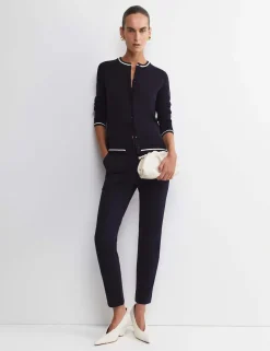 Pure Wool Button Front Cardigan