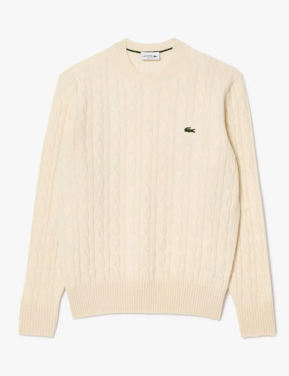 Pure Wool Cable Crew Neck Jumper