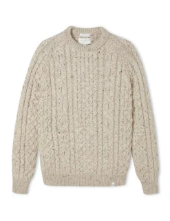 Pure Wool Cable Crew Neck Jumper