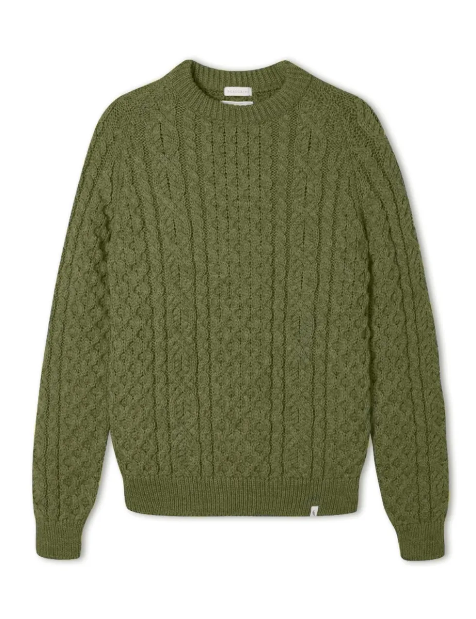Pure Wool Cable Crew Neck Jumper
