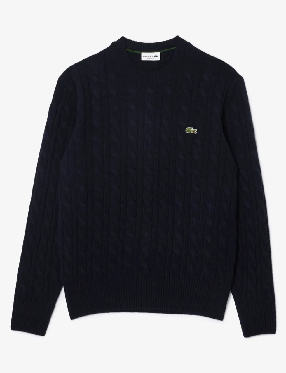 Pure Wool Cable Crew Neck Jumper