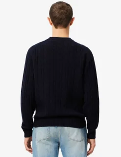 Pure Wool Cable Crew Neck Jumper