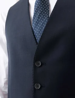 Pure Wool Check Waistcoat