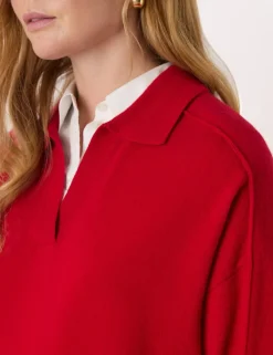 Pure Wool Collared Jumper