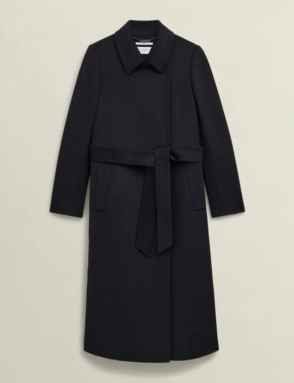 Pure Wool Double Breasted Trench Coat