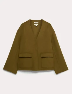 Pure Wool Double-Faced Short Jacket