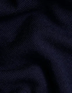 Pure Wool Funnel Neck Cardigan