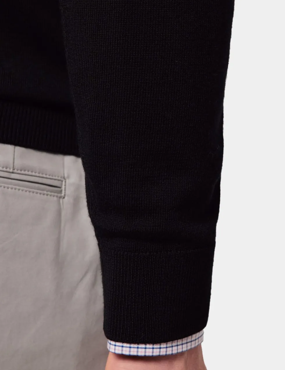 Pure Wool Half Zip Jumper