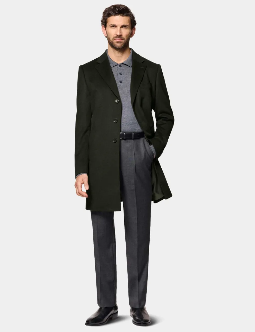 Pure Wool Overcoat