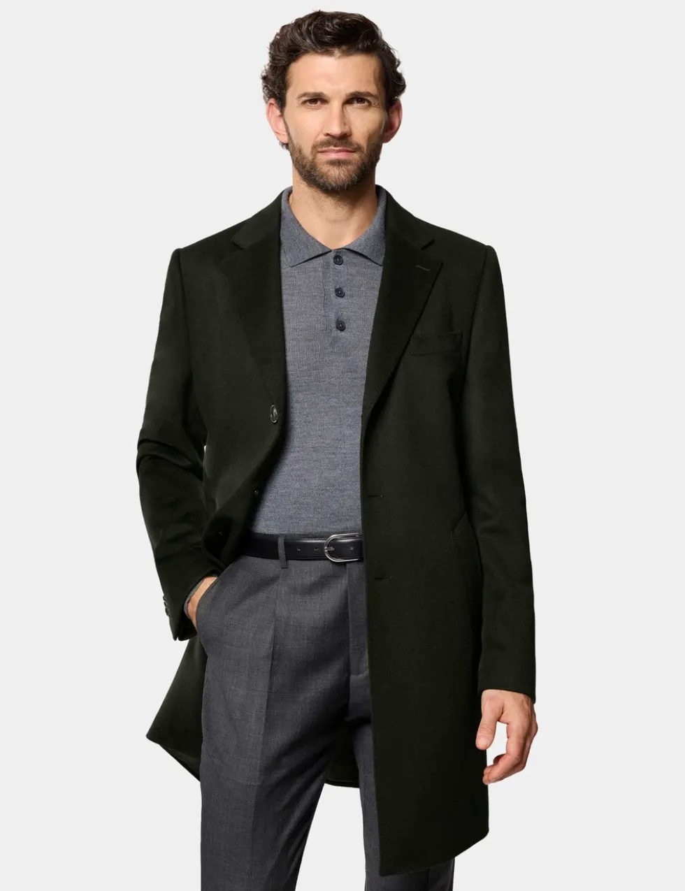 Pure Wool Overcoat