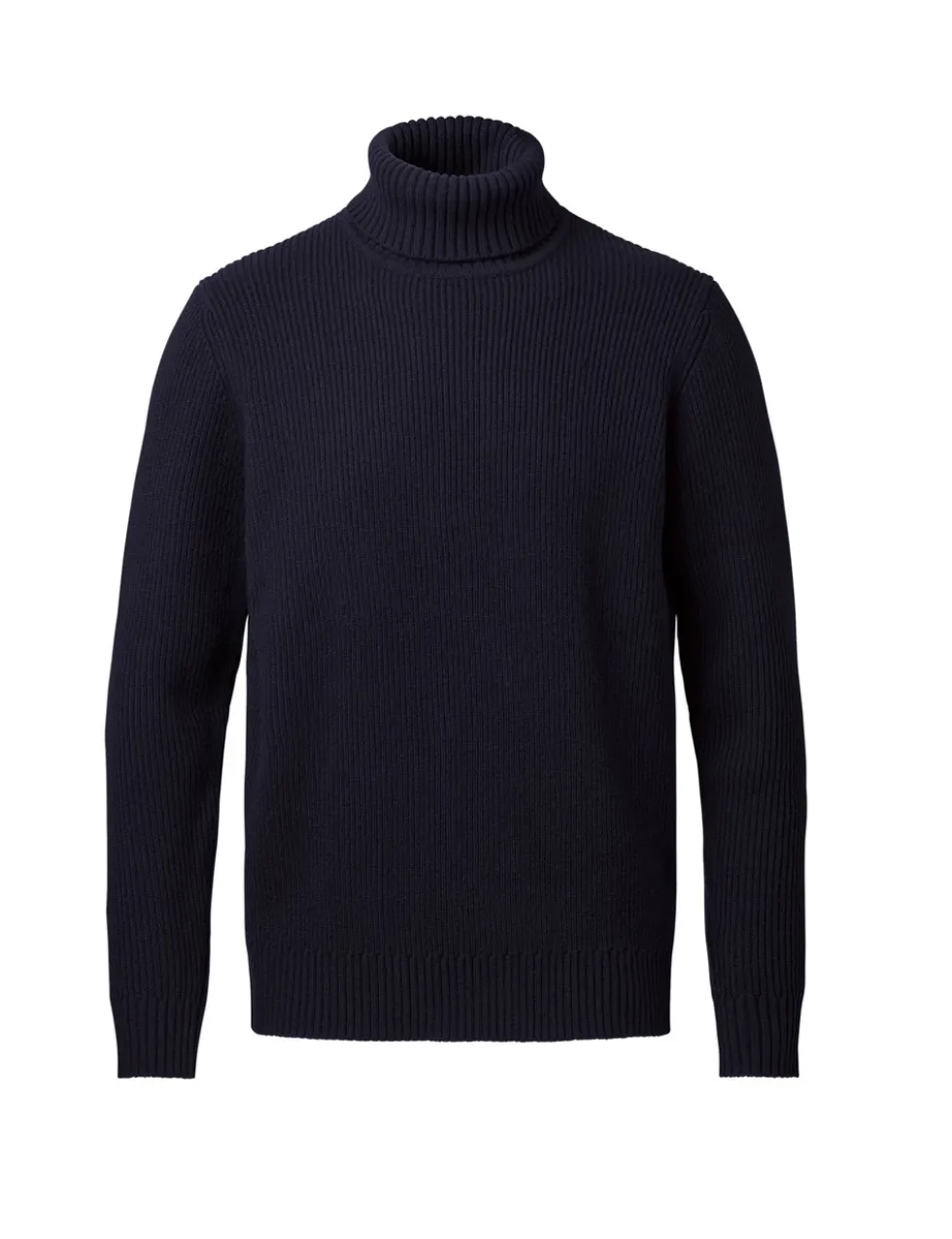 Pure Wool Relaxed Roll Neck Jumper