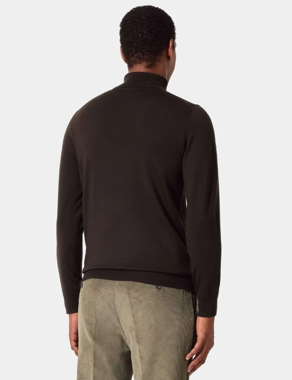Pure Wool Roll Neck Jumper