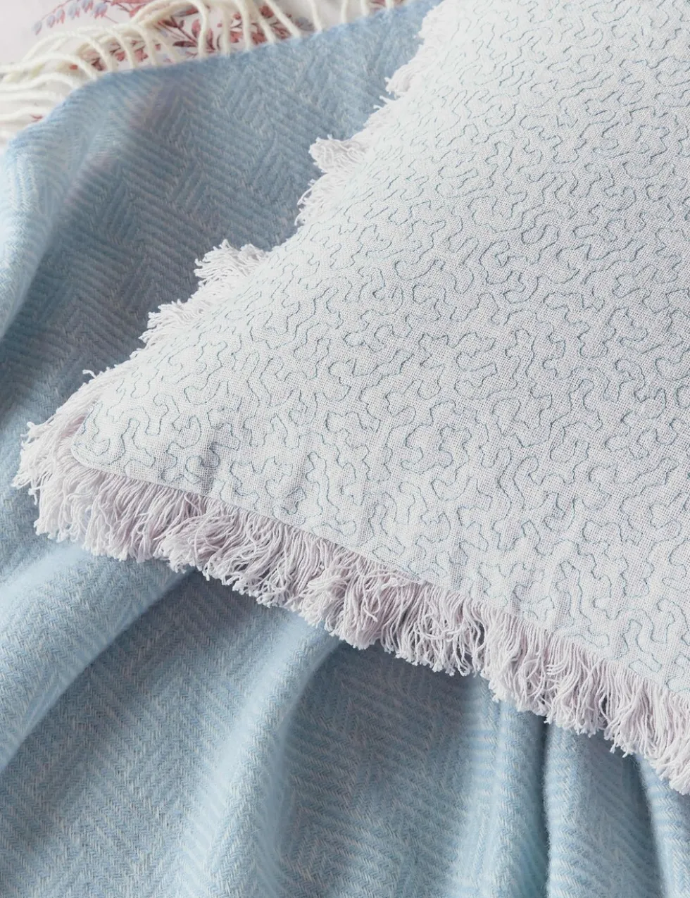 Pure Wool Rosanna Herringbone Throw