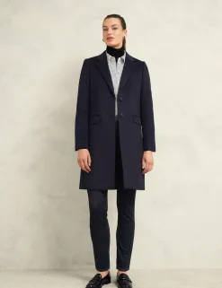 Pure Wool Single Breasted Trench Coat