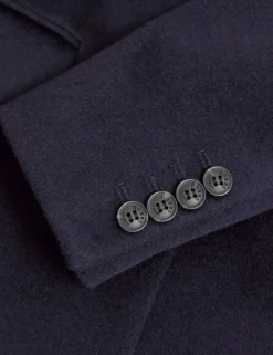 Pure Wool Single Breasted Trench Coat