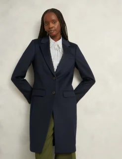 Pure Wool Single Breasted Trench Coat