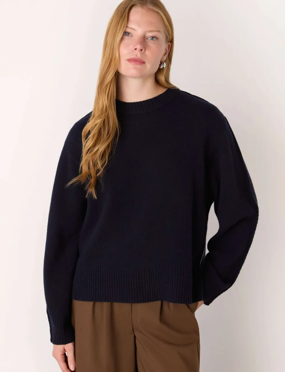Pure Wool Textured Jumper