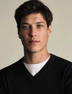 Pure Wool V-Neck Jumper