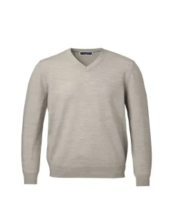 Pure Wool V-Neck Jumper