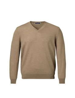 Pure Wool V-Neck Jumper