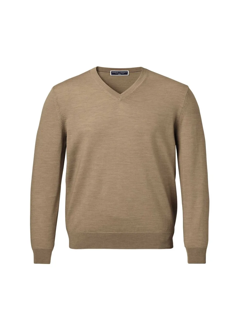 Pure Wool V-Neck Jumper