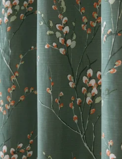 Pussy Willow Eyelet Blackout Curtains