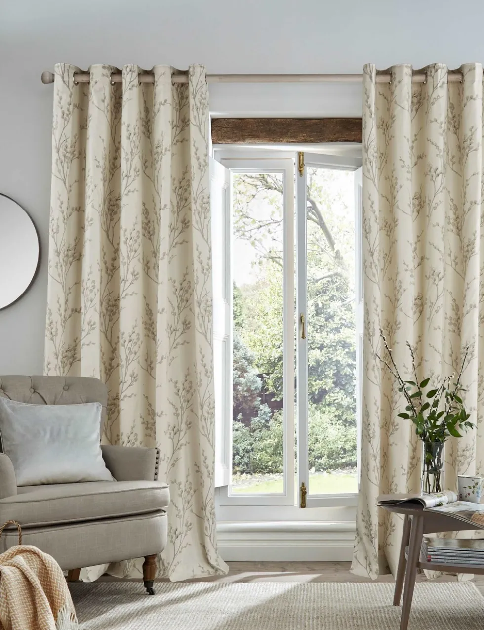 Pussy Willow Eyelet Curtains