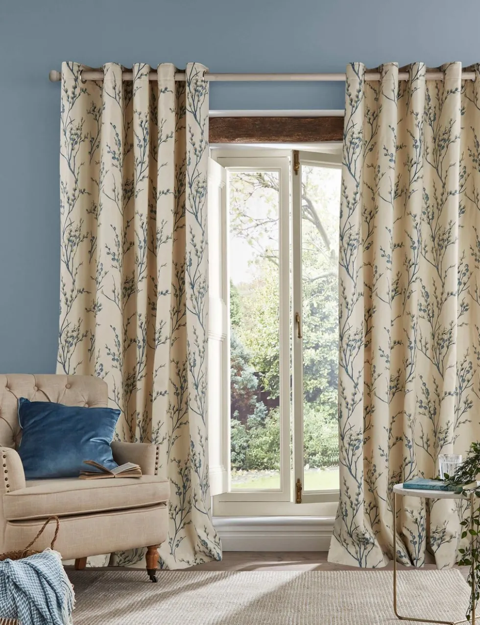 Pussy Willow Eyelet Curtains
