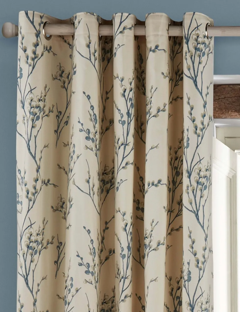 Pussy Willow Eyelet Curtains