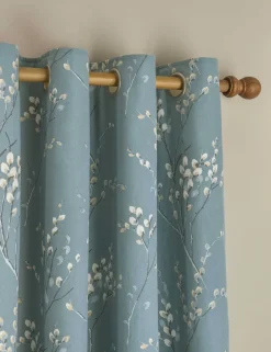 Pussy Willow Eyelet Curtains
