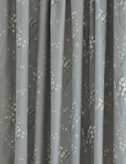 Pussy Willow Pure Cotton Pencil Pleat Curtains