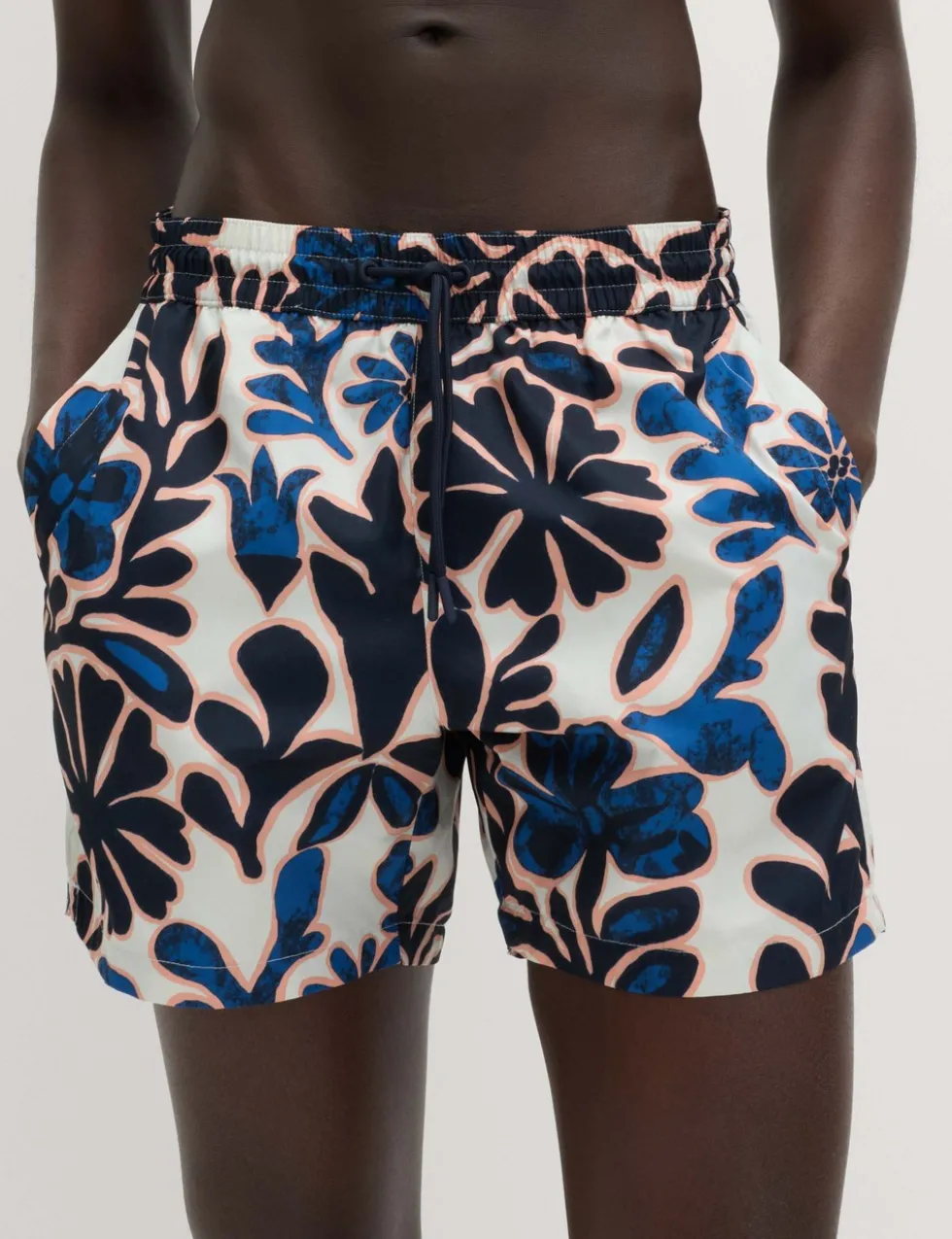 Quick Dry Floral Print Swim Shorts