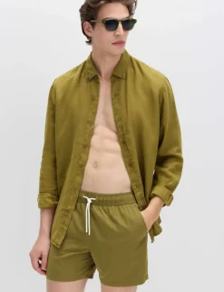 Quick Dry Plain Swim Shorts