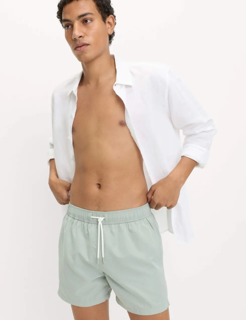 Quick Dry Plain Swim Shorts