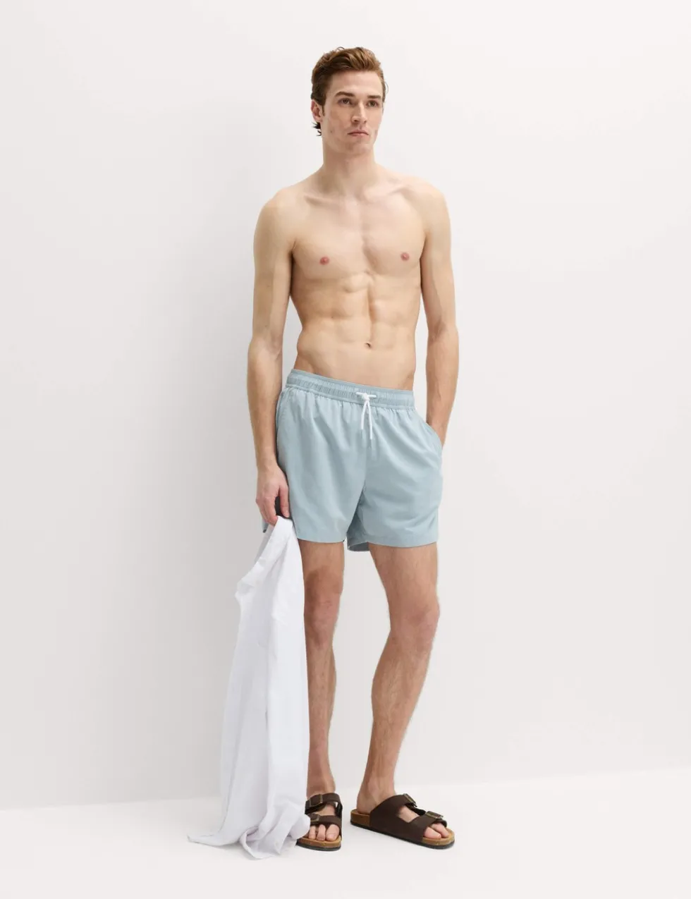 Quick Dry Plain Swim Shorts