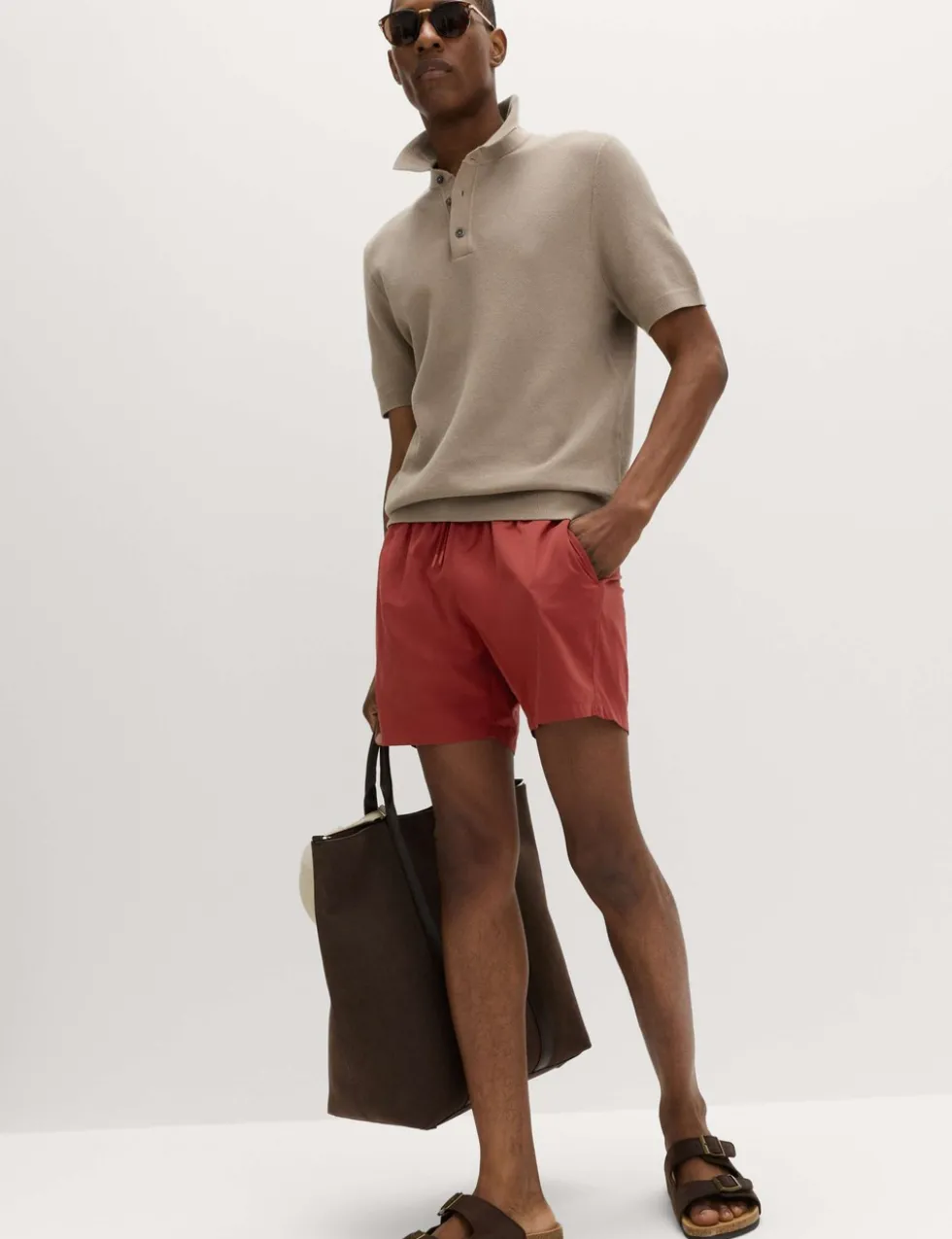 Quick Dry Plain Swim Shorts