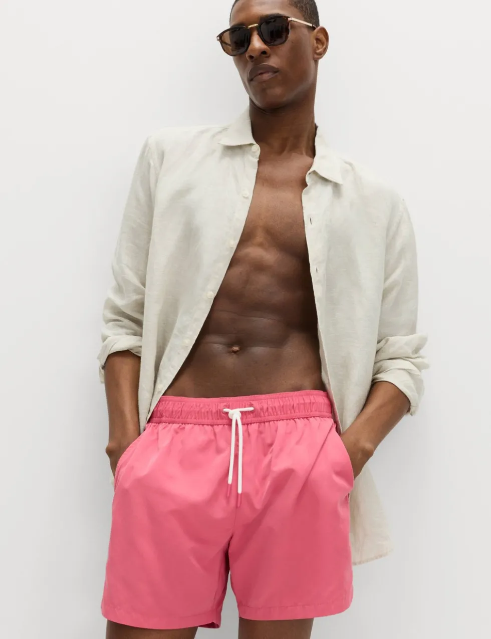 Quick Dry Plain Swim Shorts