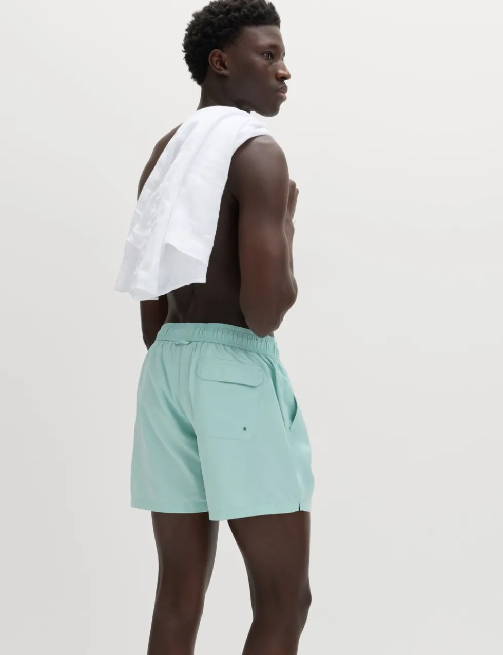 Quick Dry Plain Swim Shorts