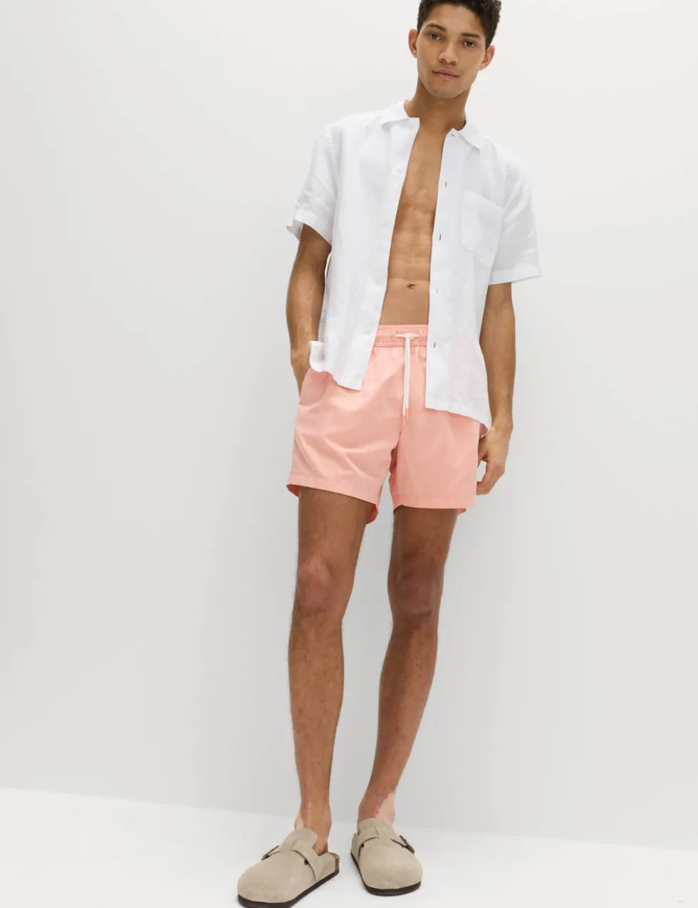 Quick Dry Plain Swim Shorts