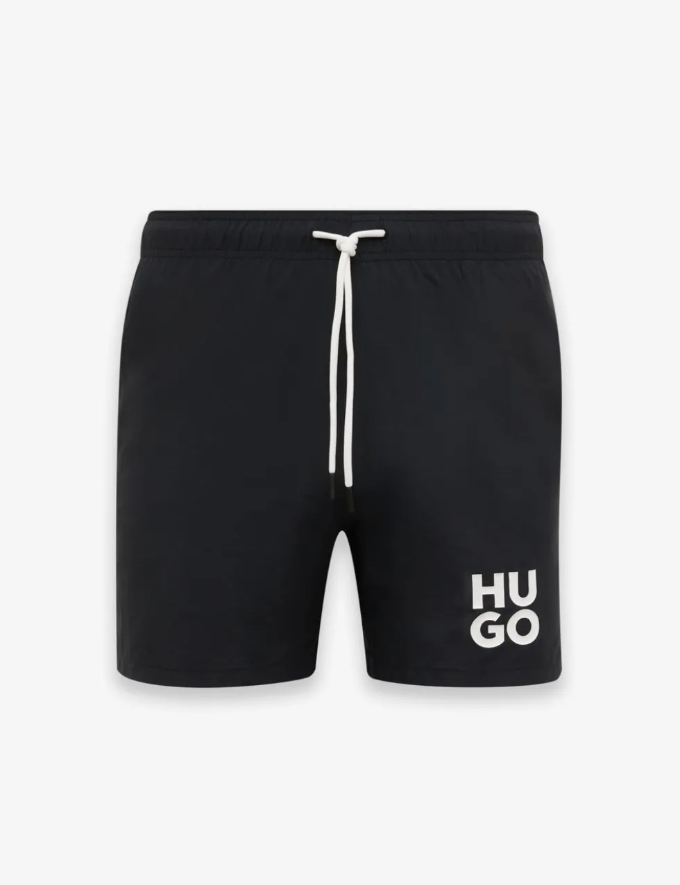 Quick Dry Pocketed Logo Graphic Swim Shorts