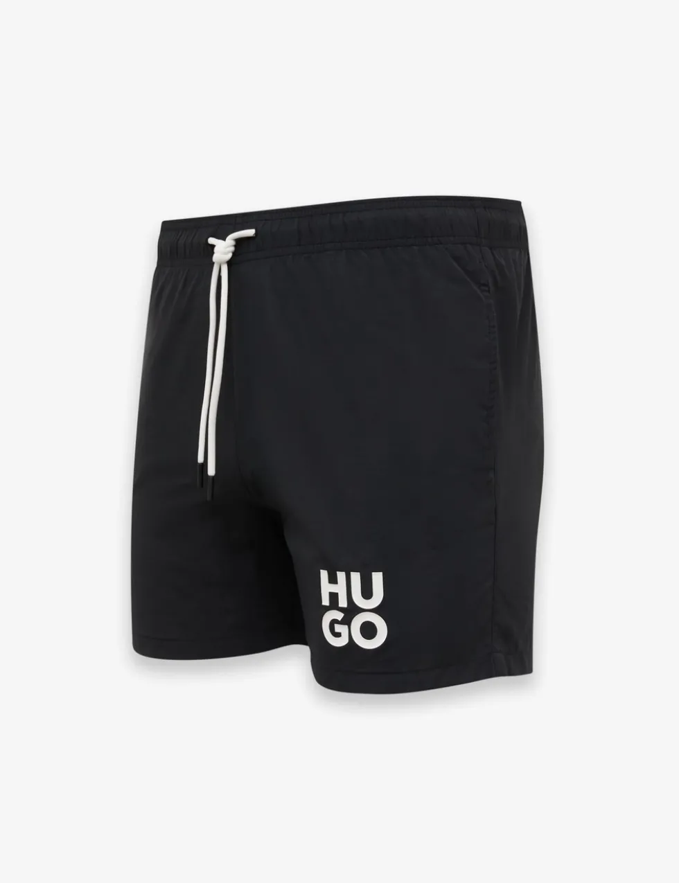 Quick Dry Pocketed Logo Graphic Swim Shorts