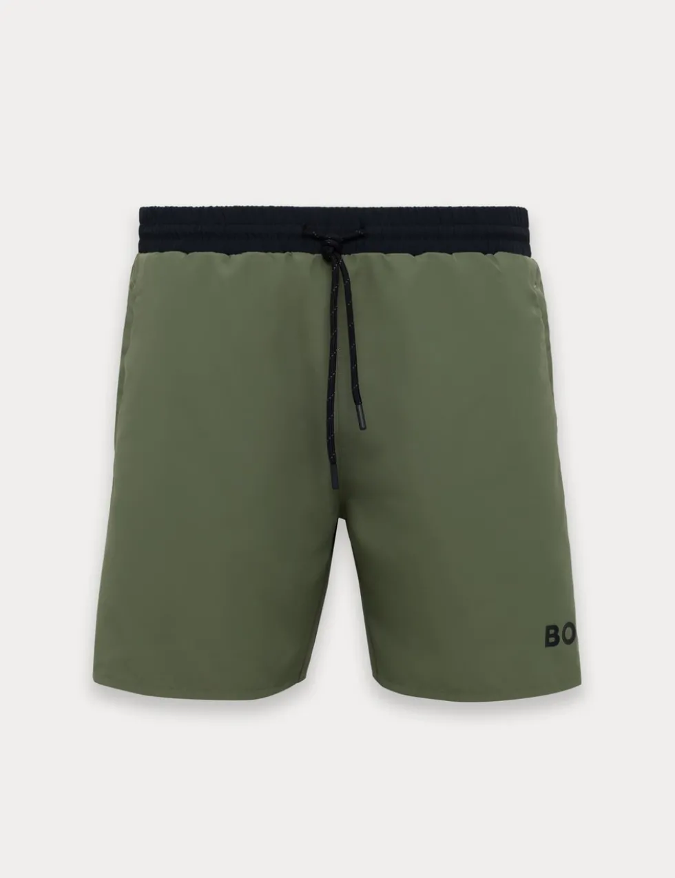 Quick Dry Pocketed Piped Swim Shorts