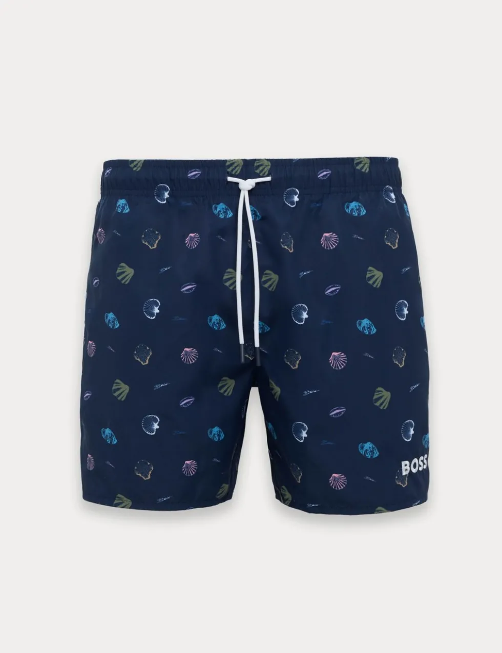 Quick Dry Pocketed Striped Swim Shorts
