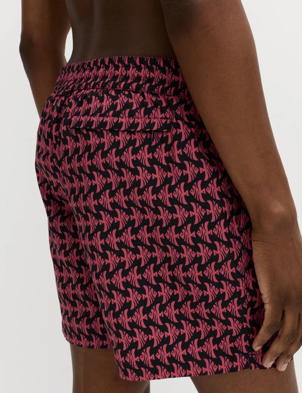 Quick Dry Printed Swim Shorts