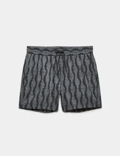 Quick Dry Printed Swim Shorts