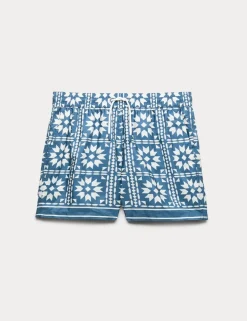 Quick Dry Printed Swim Shorts