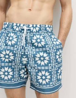 Quick Dry Printed Swim Shorts