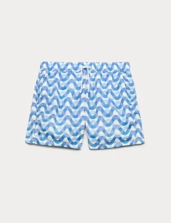 Quick Dry Printed Swim Shorts