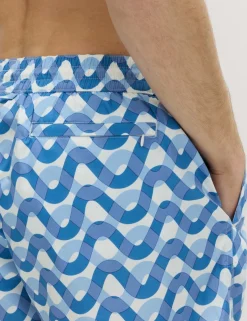 Quick Dry Printed Swim Shorts