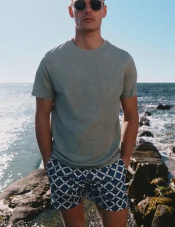 Quick Dry Printed Swim Shorts